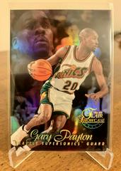 Gary Payton Row 1 #7 Basketball Cards 1996 Flair Showcase Prices