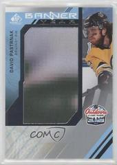 David Pastrnak Hockey Cards 2021 SP Game Used NHL Lake Tahoe Games Banner Year Relics Prices