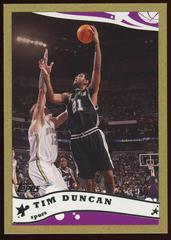 Tim Duncan [Gold Border] Basketball Cards 2005 Topps Prices