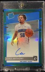 Cole Anthony [Autograph Green] Basketball Cards 2020 Panini Donruss Optic Prices