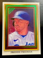 Freddie Freeman [Green] #PG-8 Baseball Cards 2022 Topps Gallery Portrait Prices