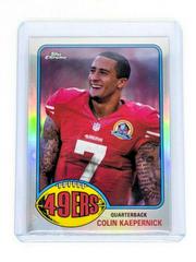 Colin Kaepernick [Refractor] Football Cards 2015 Topps Chrome 60th Anniversary Prices