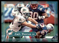 Zach Thomas Football Cards 2000 Skybox Impact Prices