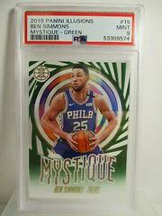 Ben Simmons [Green] #15 Basketball Cards 2019 Panini Illusions Mystique Prices