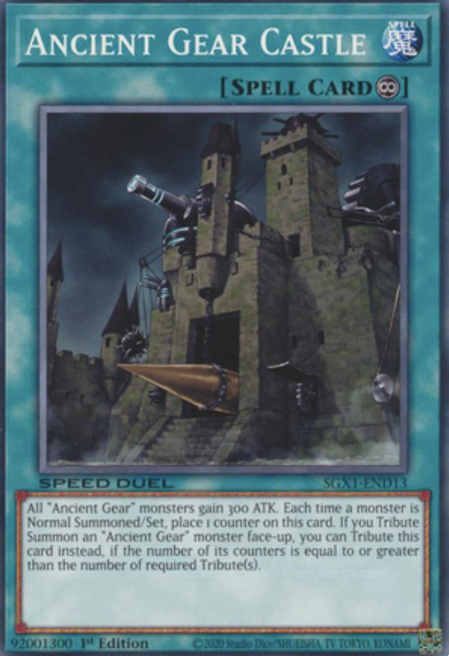 Ancient Gear Castle SGX1END13 Prices YuGiOh Speed Duel GX Duel