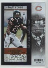 Matt Forte [Playoff Ticket] #7 Football Cards 2013 Panini Contenders Prices
