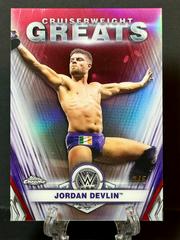 Jordan Devlin [Red Refractor] Wrestling Cards 2021 Topps Chrome WWE Cruiserweight Greats Prices