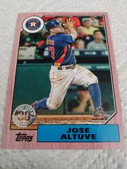 Jose Altuve [Red] #87-55 Baseball Cards 2017 Topps 1987 Prices