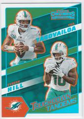 Tua Tagovailoa, Tyreek Hill [Platinum] Football Cards 2022 Panini Contenders Touchdown Tandems Prices