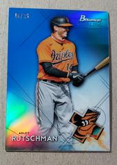Adley Rutschman [Blue Refractor] #BSP-3 Baseball Cards 2021 Bowman Sterling Prices