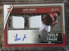 Luis Frias #TT2S-LF Baseball Cards 2022 Panini Absolute Tools of the Trade 2 Swatch Signatures Prices