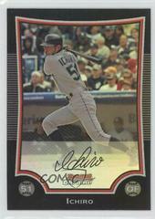 Ichiro [Refractor] #10 Baseball Cards 2009 Bowman Chrome Prices