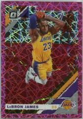 LeBron James [Pink Velocity] #60 Basketball Cards 2019 Panini Donruss Optic Prices