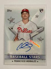Francisco Morales #BSA-FM Baseball Cards 2022 Topps Update Stars Autographs Prices