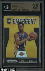 D'Angelo Russell [Gold Prizm] #18 Basketball Cards 2015 Panini Prizm Emergent Prices
