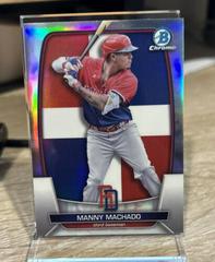 Manny Machado #WBC-22 Baseball Cards 2023 Bowman Chrome WBC Flag Refractor Prices