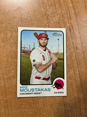Mike Moustakas [Flip Stock] Baseball Cards 2022 Topps Heritage Prices