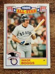 Wade Boggs #15 Baseball Cards 1987 Topps All Star 22 Prices