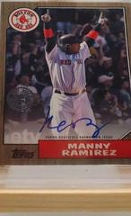 Manny Ramirez #87BA-MR Baseball Cards 2022 Topps Update 1987 Autographs Prices