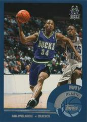 Ray Allen #130 Basketball Cards 2002 Topps Prices