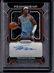 Terance Mann #PNM-TMN Basketball Cards 2022 Panini Prizm Penmanship Autographs Prices