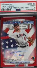 Trea Turner [Autograph Red] #2000-19 Baseball Cards 2023 Topps Finest 2000 World's Prices