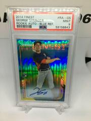 George Springer [Blue Refractor] Baseball Cards 2014 Finest Rookie Autograph Prices