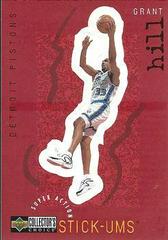 Grant Hill #S8 Basketball Cards 1997 Collector's Choice Super Action Stick Ums Prices