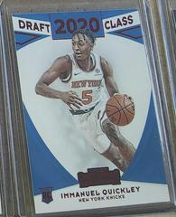 Immanuel Quickley {Red} Basketball Cards 2020 Panini Contenders Draft Class Prices