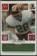 Darrell Green [Green] #28 Football Cards 1986 McDonald's Redskins Prices