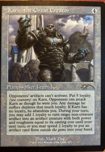 Karn, the Great Creator #253 Prices | Magic Secret Lair Drop | Magic Cards