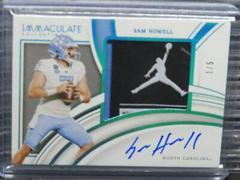 Sam Howell [Patch Autograph Laundry Tag Brand Logo] #54 Football Cards 2022 Panini Immaculate Collegiate Prices