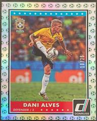 Dani Alves [Green Soccer Ball] #74 Soccer Cards 2015 Panini Donruss Prices