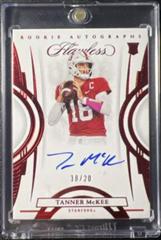 Tanner McKee [Autograph Ruby] #111 Football Cards 2023 Panini Flawless Collegiate Prices