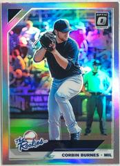 Corbin Burnes [Holo] #6 Baseball Cards 2019 Panini Donruss Optic the Rookies Prices
