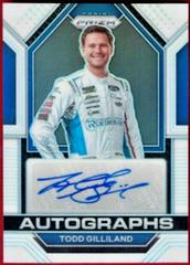 Todd Gilliland [White] #6 Racing Cards 2023 Panini Prizm NASCAR Autograph Prices