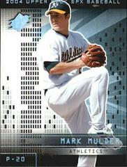 Mark Mulder #83 Baseball Cards 2004 Spx Prices
