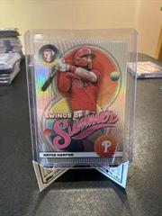 Bryce Harper #SS-5 Baseball Cards 2023 Topps Pristine Swings of Summer Prices