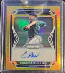 Connor Phillips [Gold Prizm] Baseball Cards 2021 Panini Prizm Draft Picks Autographs Prices