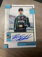 Ben Rhodes #SS-BR Racing Cards 2023 Panini Donruss NASCAR Signature Series Prices
