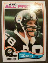 Jack Lambert [All Pro] Football Cards 1982 Topps Prices