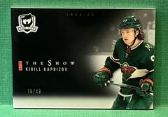 Kirill Kaprizov #SB-13 Hockey Cards 2021 Upper Deck The Cup Show Black Prices