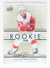 Lucas Raymond [Gold] Hockey Cards 2021 Upper Deck Ovation UD Glass Rookies Prices