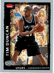 Tim Duncan #116 Basketball Cards 2008 Fleer Prices