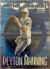 Peyton Manning Football Cards 1999 Fleer Aerial Assault Prices