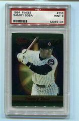 Sammy Sosa [Refractor] Baseball Cards 1994 Finest Prices