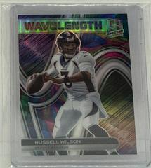 Russell Wilson [Neon Marble] #WVE-16 Football Cards 2022 Panini Spectra Wavelength Prices