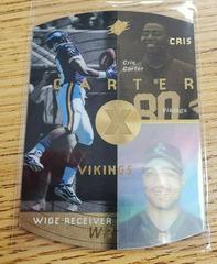Cris Carter [Gold] #26 Football Cards 1998 SPx Prices