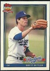 Brett Butler #15T Baseball Cards 1991 Topps Traded Tiffany Prices