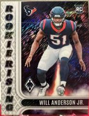 Will Anderson Jr. [White Shimmer] #RIS-3 Football Cards 2023 Panini Phoenix Rookie Rising Prices